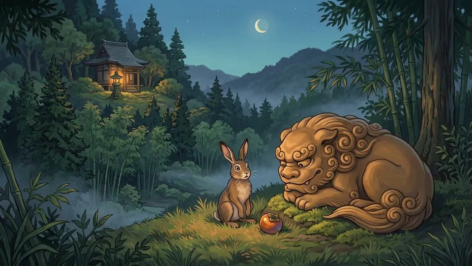 Illustration for The Hare Who Heard the Sky Fall
