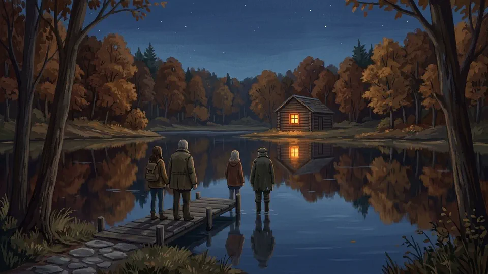 Illustration for The Lake That Was Still Awake