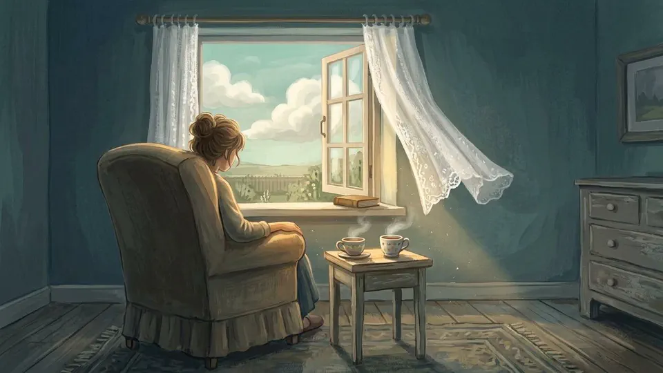 Illustration for The Quiet Room and the Unexpected Guest