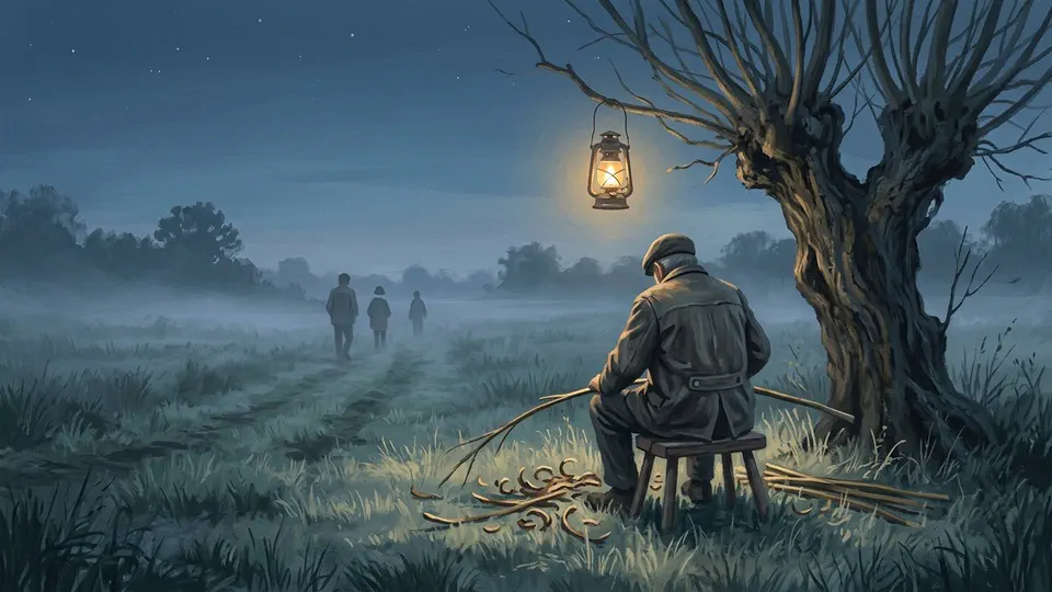 Illustration for The Willow and the Slow Morning Illustration for The Willow and the Slow Morning